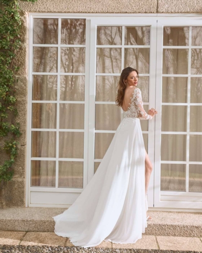 Spanische Hochzeitsmode von Alberto Palatchi Brautkleider - Brautmode Rodgau - Say Jess Dein Brautladen für exklusive Brautmode und Accessoires