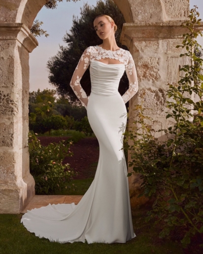 Alberto Palatchi Brautkleider - Brautmode Rodgau - Say Jess Dein Brautladen für exklusive Brautmode und Accessoires - Spanische Hochzeitsmode 2 Teiler clean