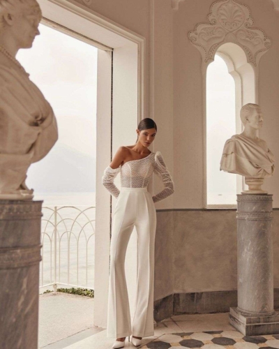 Standesam-Looks: Jumpsuits, Zweiteiler und schlichte Kleider - Brautmode Rodgau - Say Jess Dein Brautladen für exklusive Brautmode und Accessoires